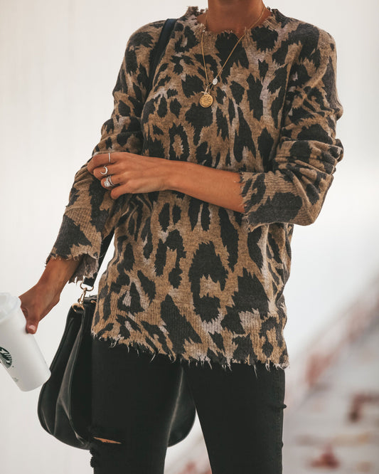 Anna Cheetah Sweater