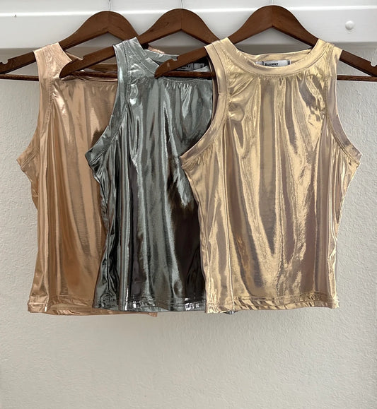 Ayla Metallic Tee