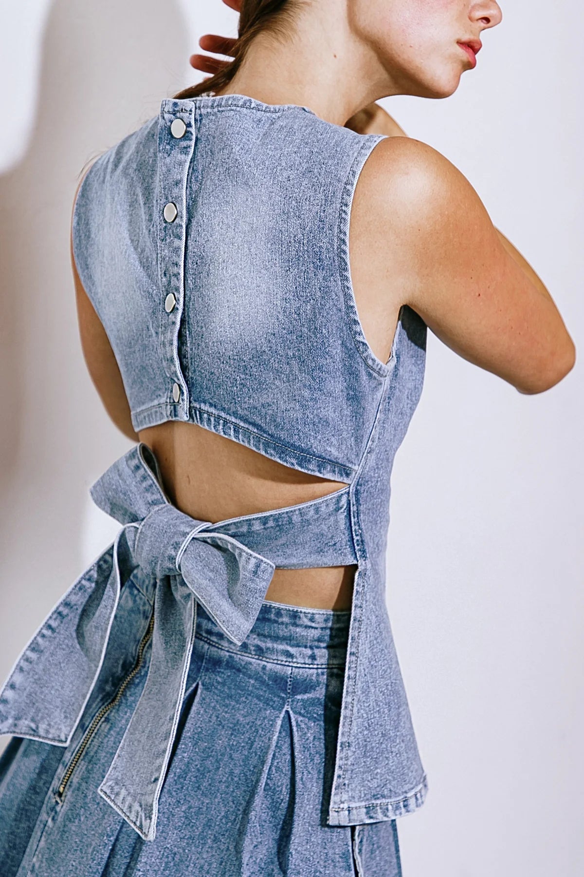 Eloise Denim Top