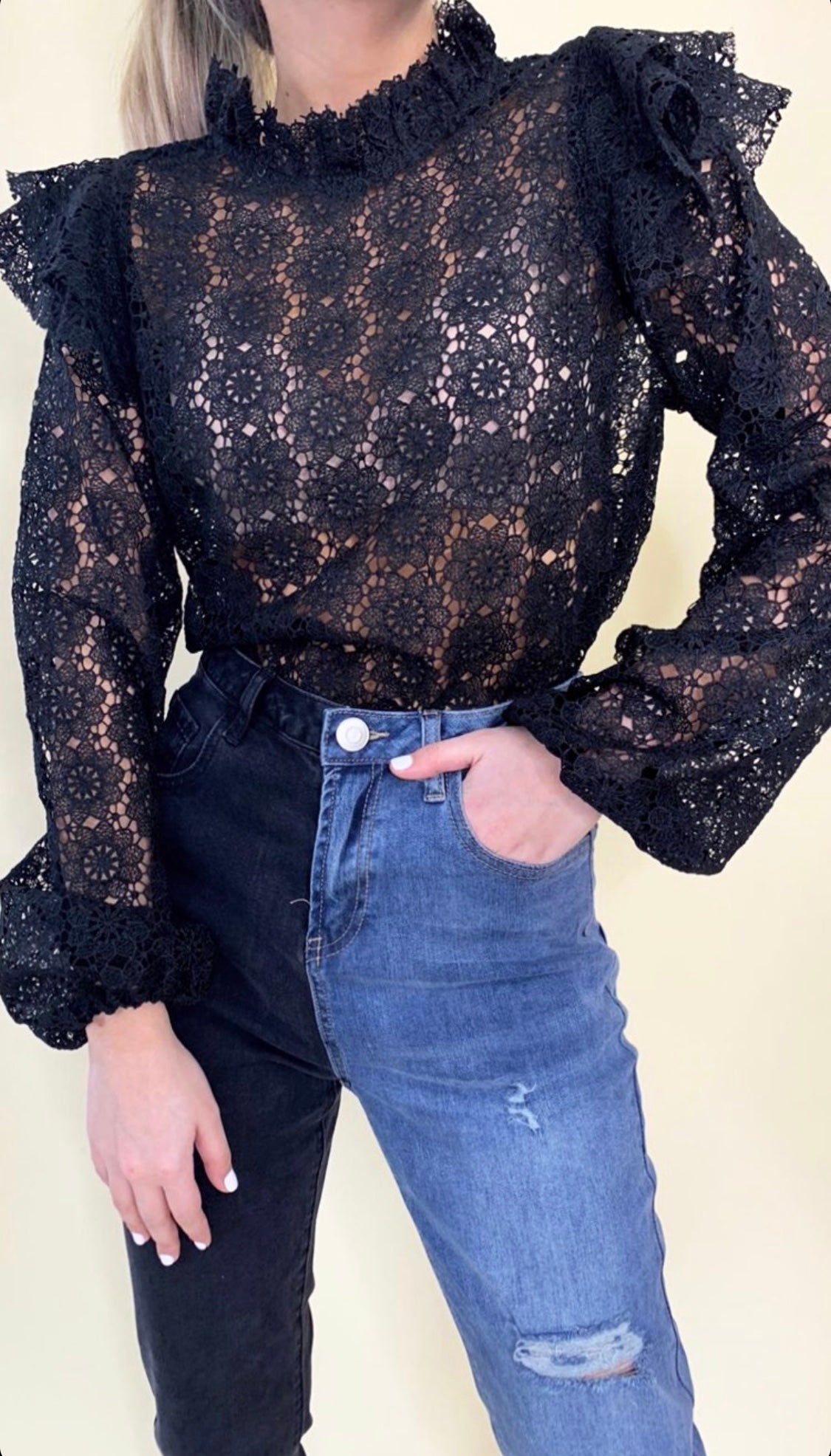 Hailey Embroidered Top